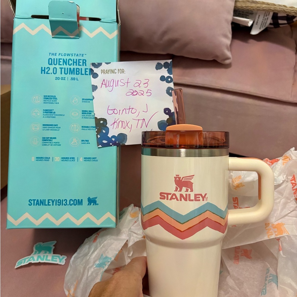Stanley Quencher H2.0 Tumbler in Aqua